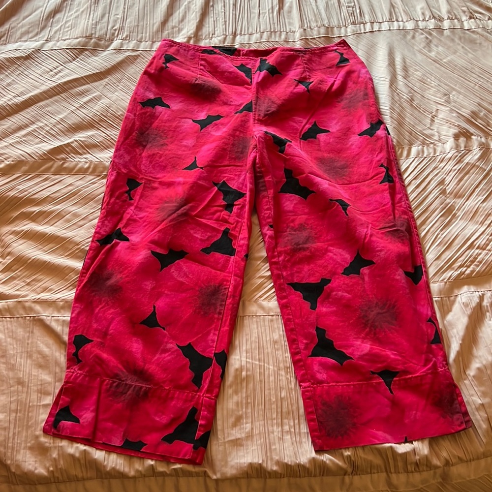 Womens Size 6 Crop 100% Cotton Casual Dress Pants